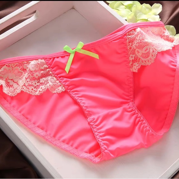 Nude Pink Lace Push Up Bra + Panty Set - Picture 4 of 4